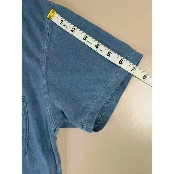 The Qualified Captain Men’s LOT OF 2 Pocket T Gray Blue Size Small Boat Beach - Picture 10 of 11